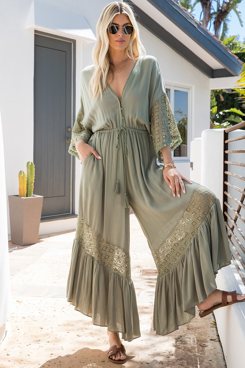 Time of Bliss Kimono Jumpsuit