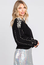 Load image into Gallery viewer, Pearl Beaded Sweater
