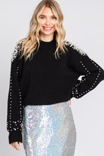 Load image into Gallery viewer, Pearl Beaded Sweater
