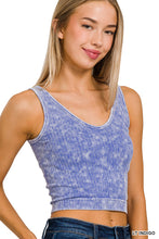 Load image into Gallery viewer, 2 Way Neckline Cropped Tank
