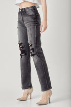 Load image into Gallery viewer, The Caitlin - High Rise Straight -Risen Jeans
