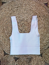 Load image into Gallery viewer, Square Neck Cropped Tank
